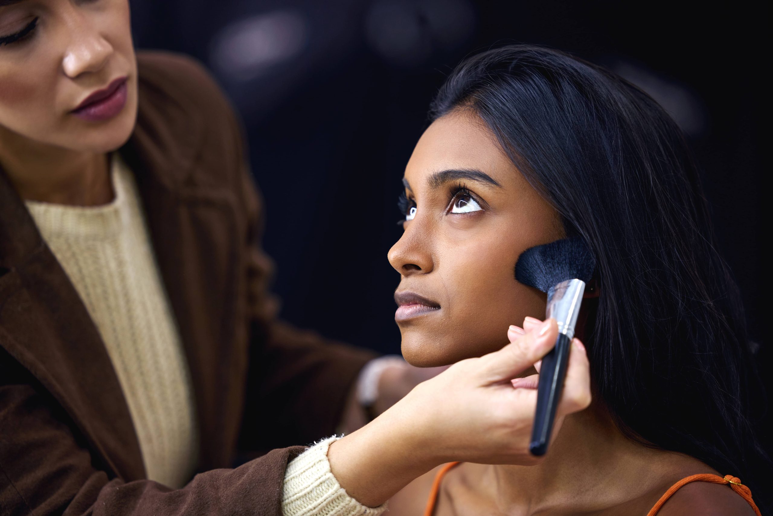 Using Setting Powder to Achieve a Matte Finish